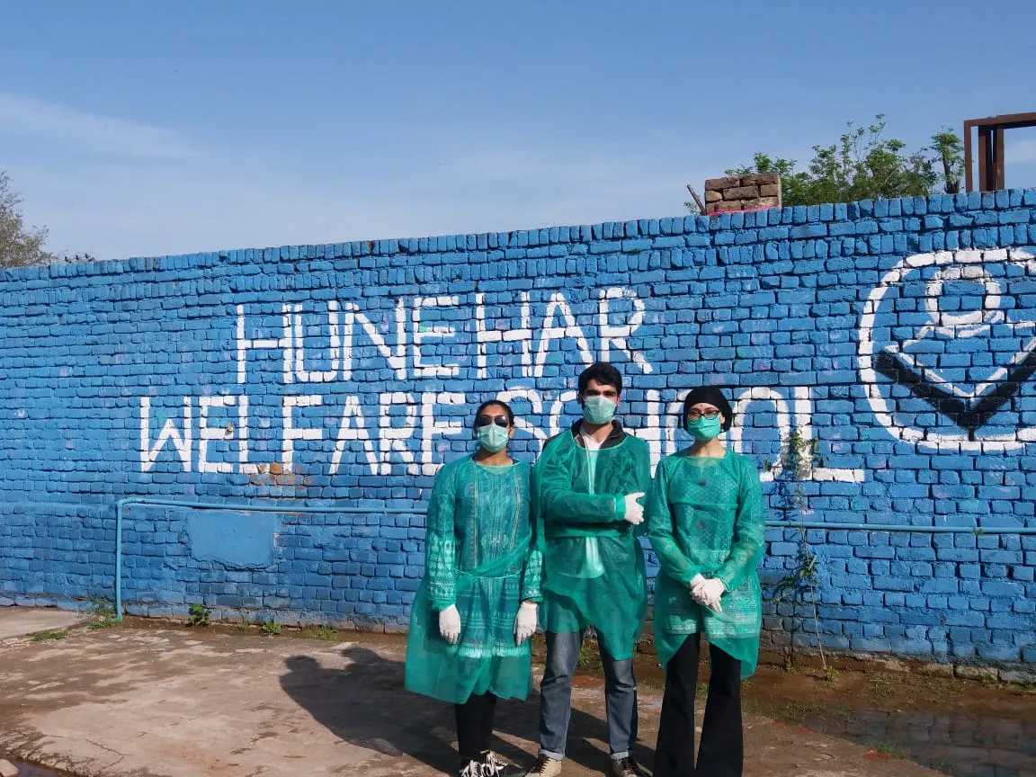 A dental camp for students